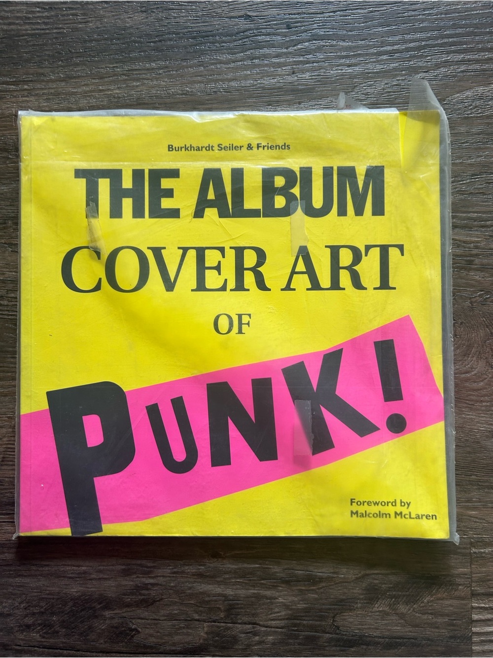 THE ALBUM COVER ART OF PUNK! - Bright Yellow & Hot Pink Graphic Book
